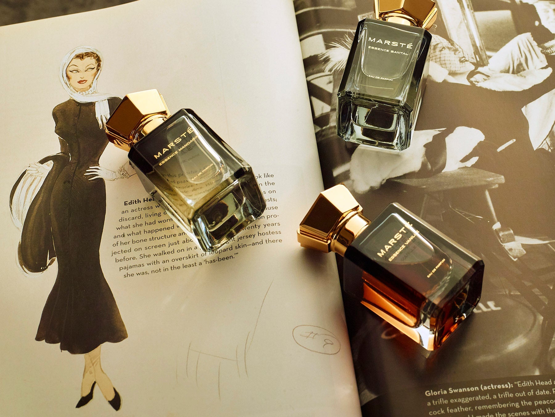 group of 3 luxury fragrances